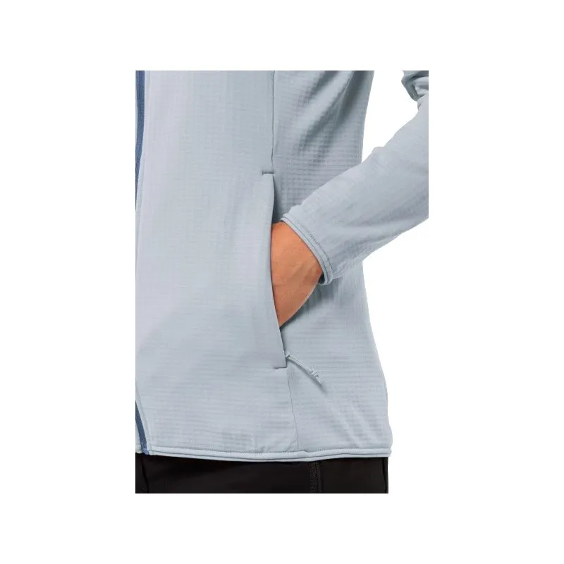 Forro polar JACK WOLSKINS Kolbenberg fz para mujer (azul suave)