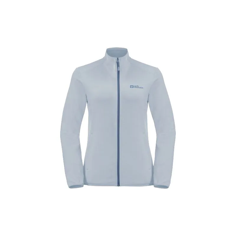 Forro polar JACK WOLSKINS Kolbenberg fz para mujer (azul suave)