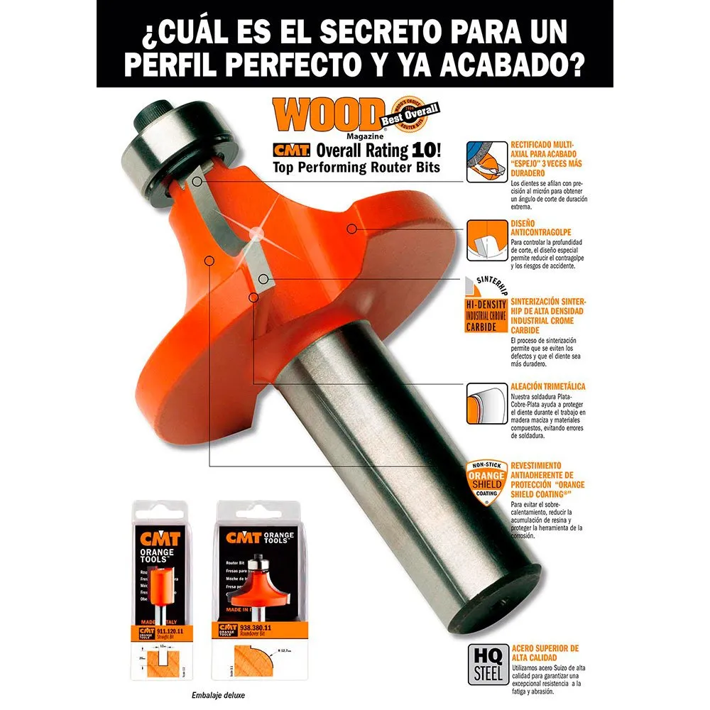 Fresa para refundir 30° HM S:8 D:12x12.7 921.030.11 CMT