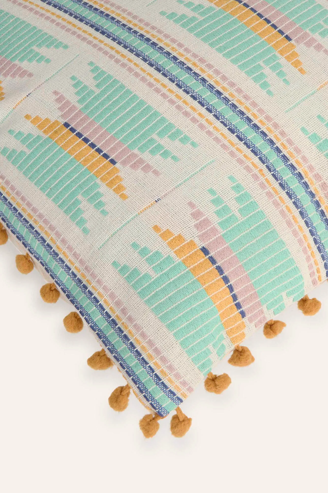 Funda de cojín de jacquard boho Mezzo