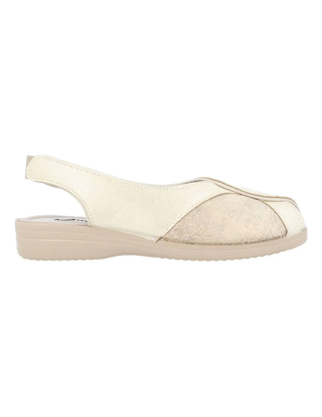 GARRIDO MURO  ZAPATILLA CASA CRUZADO BEIGE