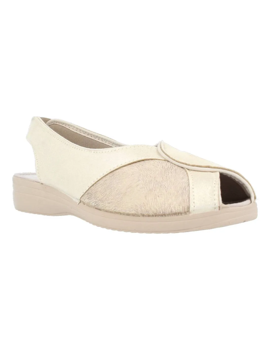 GARRIDO MURO  ZAPATILLA CASA CRUZADO BEIGE