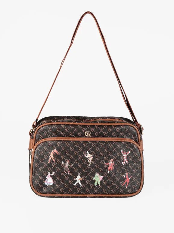 Gio&Co Bolso bandolera con estampados