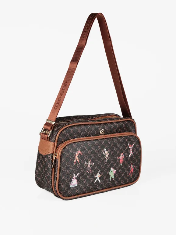 Gio&Co Bolso bandolera con estampados