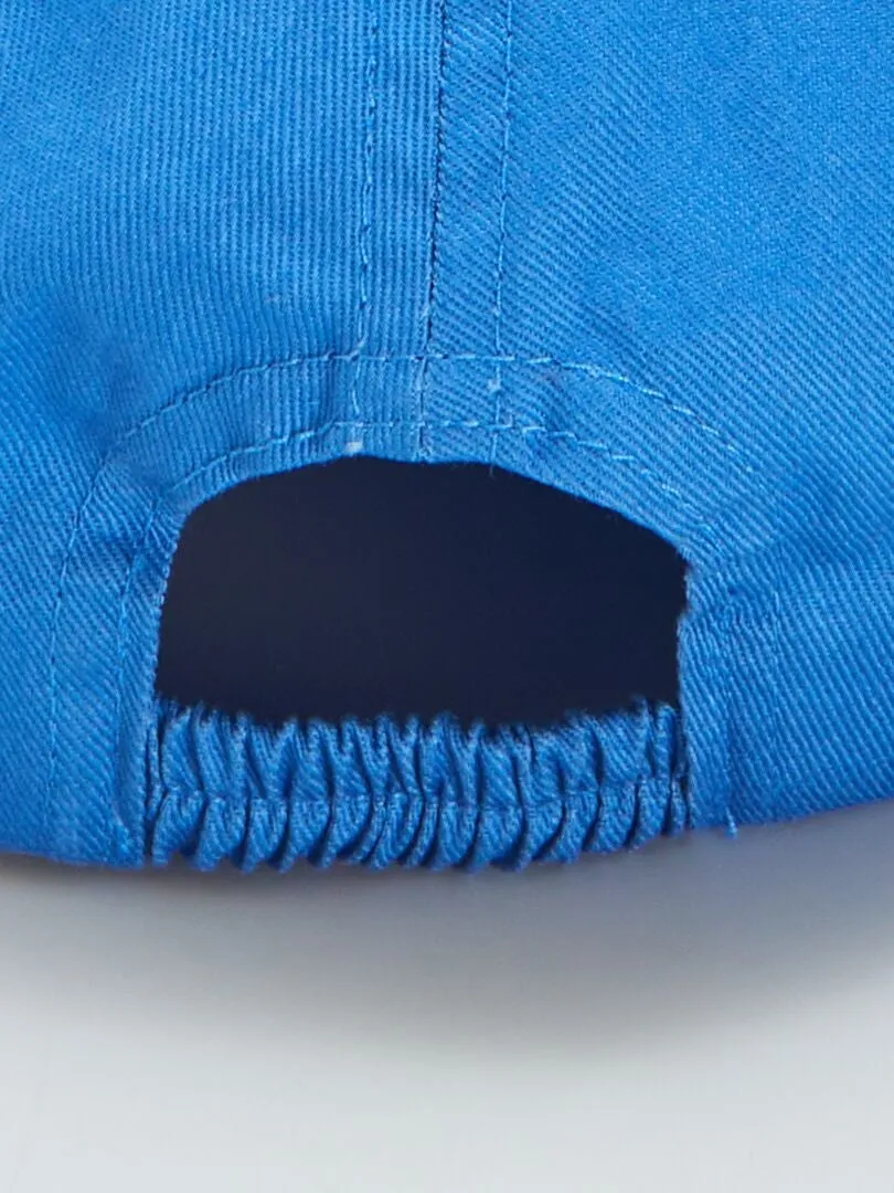 GORRA DE TELA ESTAMPADA  AZUL