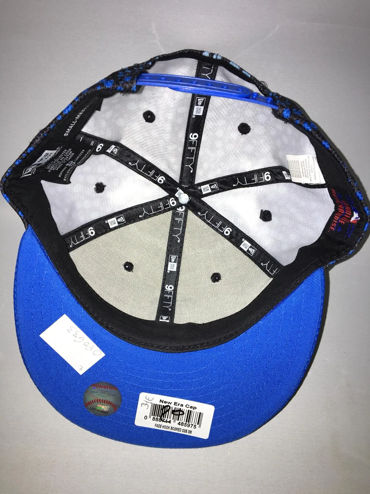 Gorra New Era Cap  9FIFTY SNAPBACK  FADE HOOK BOSRED SSB AZUL