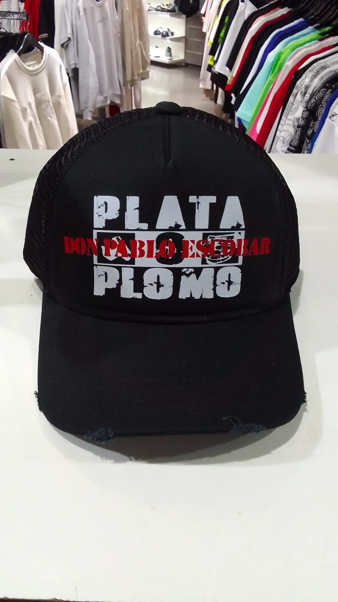 GORRA OVDS PLATA O PLOMO  CAPPLATA NEGRO