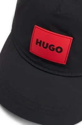 Gorra para niños con cinco paneles y etiqueta de logo