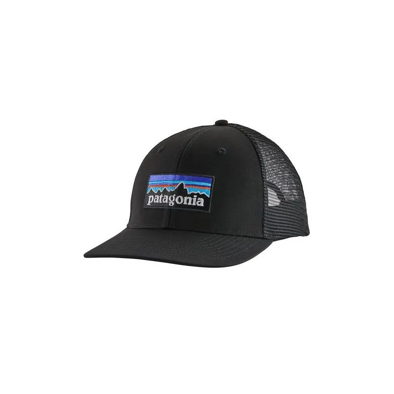 GORRA PATAGONIA P6 LOGO TRUCKER (NEGRA)