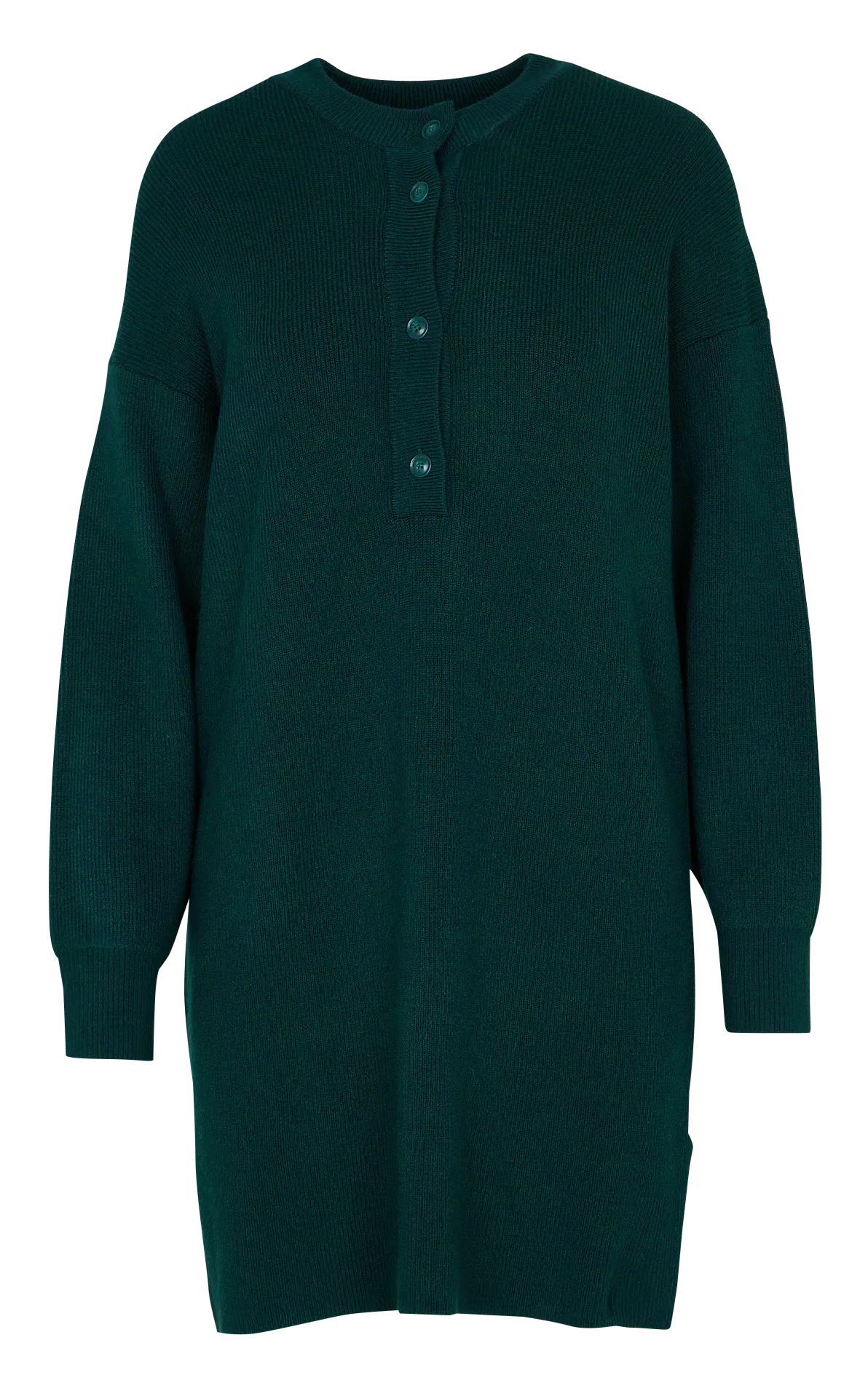 HARRIS WILSON ENOIS  VESTIDO TIPO JERSEY CORTO DE MEZCLA DE LANA EN VERDE