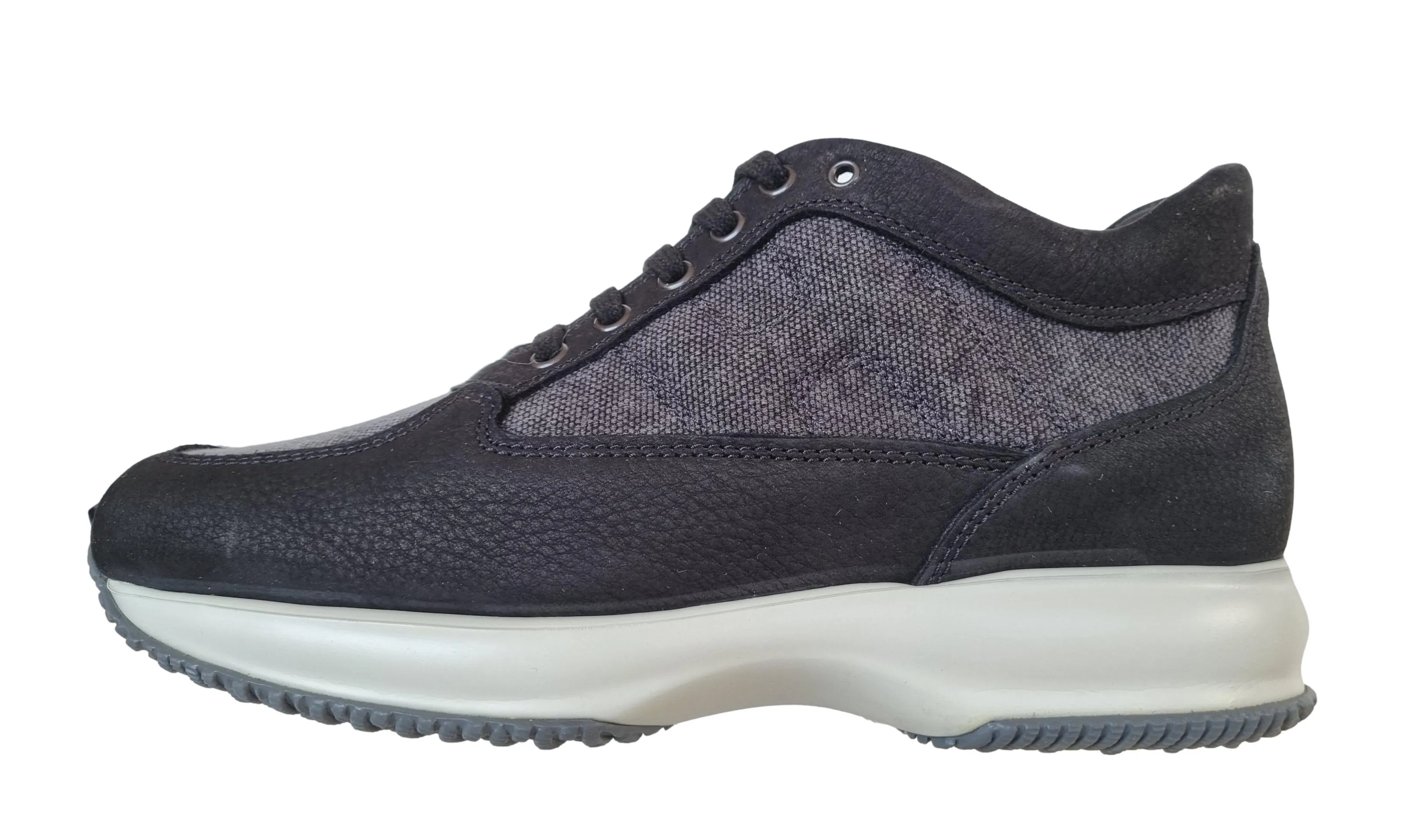 HOGAN hombre INTERACTIVE con cordones negro de ante negro talla 41