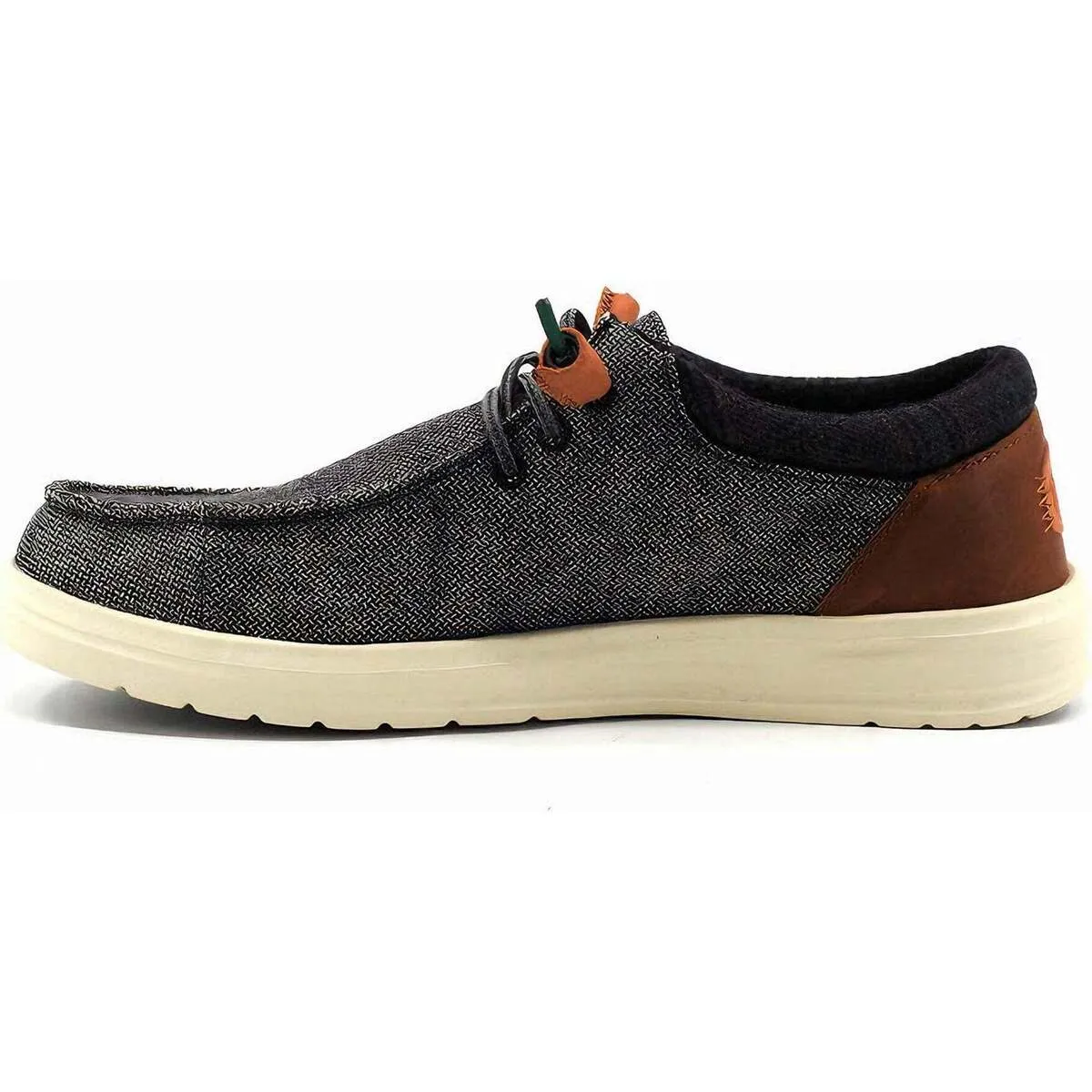 hombre mocasines Wally Grip Wool carbon