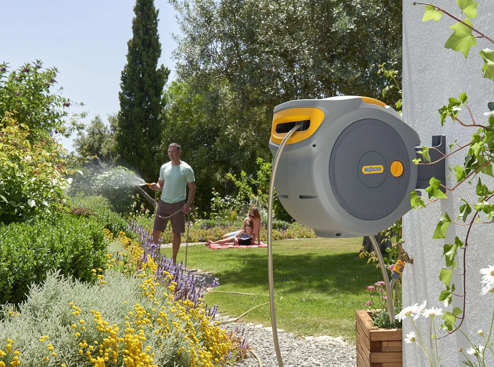HOZELOCK AUTO REEL  MANGUERA JARDíN ENROLLABLE 40M