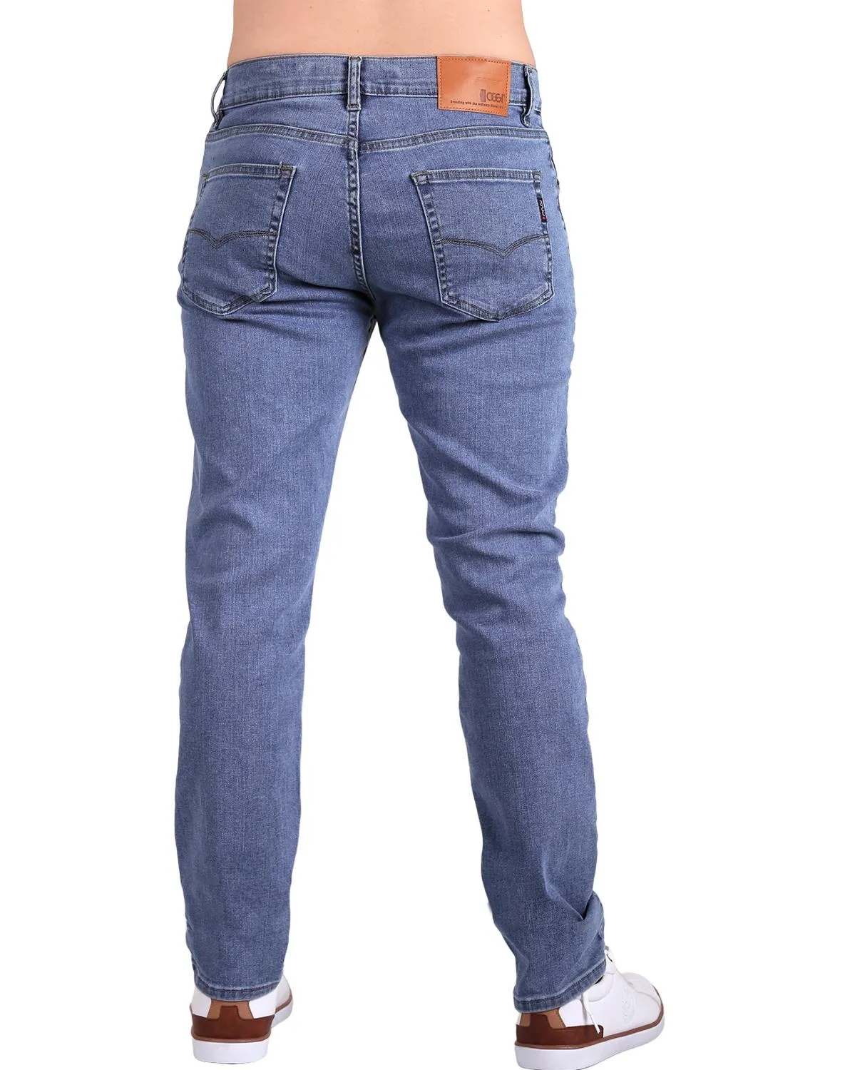 Jeans Hombre Básico Slim Azul Oggi 59104045