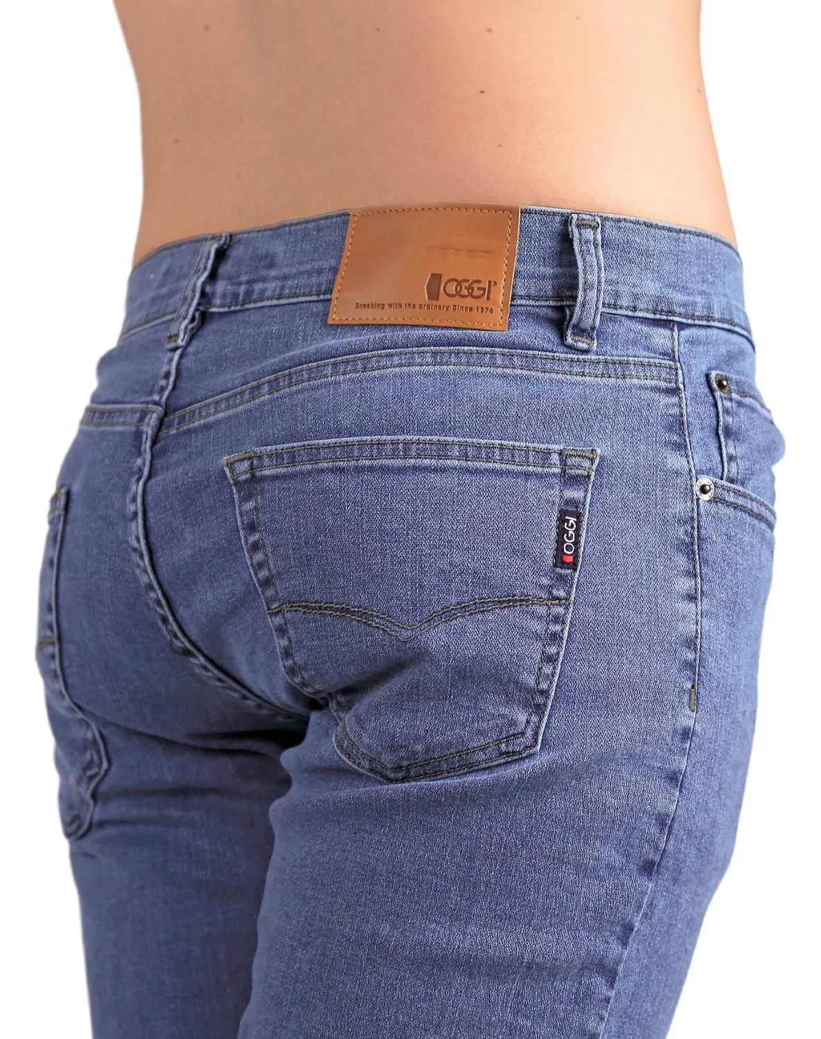 Jeans Hombre Básico Slim Azul Oggi 59104045