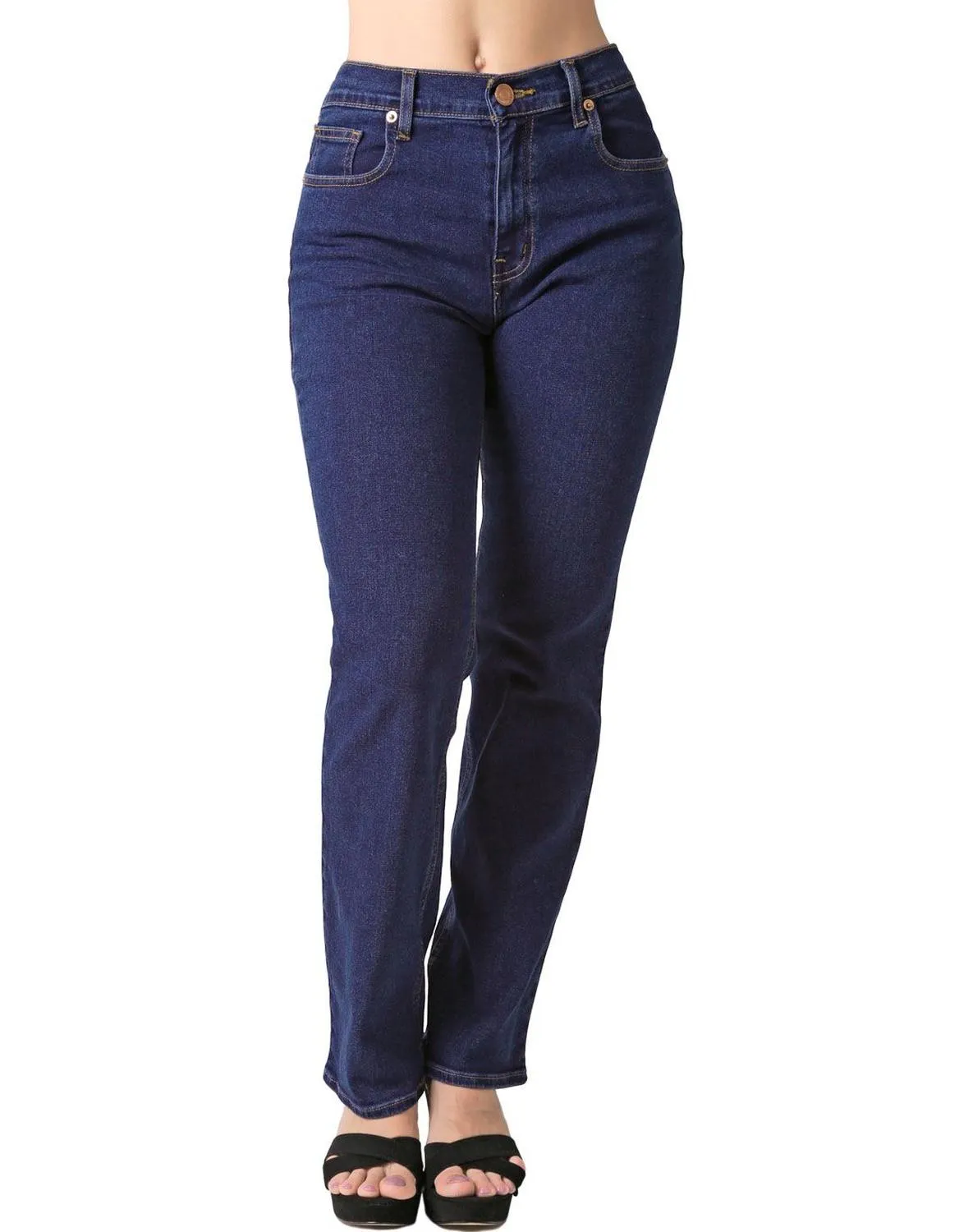 Jeans Mujer Basico Regular Azul Oggi Atraction 59105002