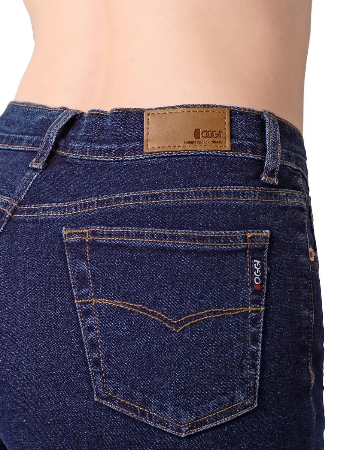 Jeans Mujer Basico Regular Azul Oggi Atraction 59105002
