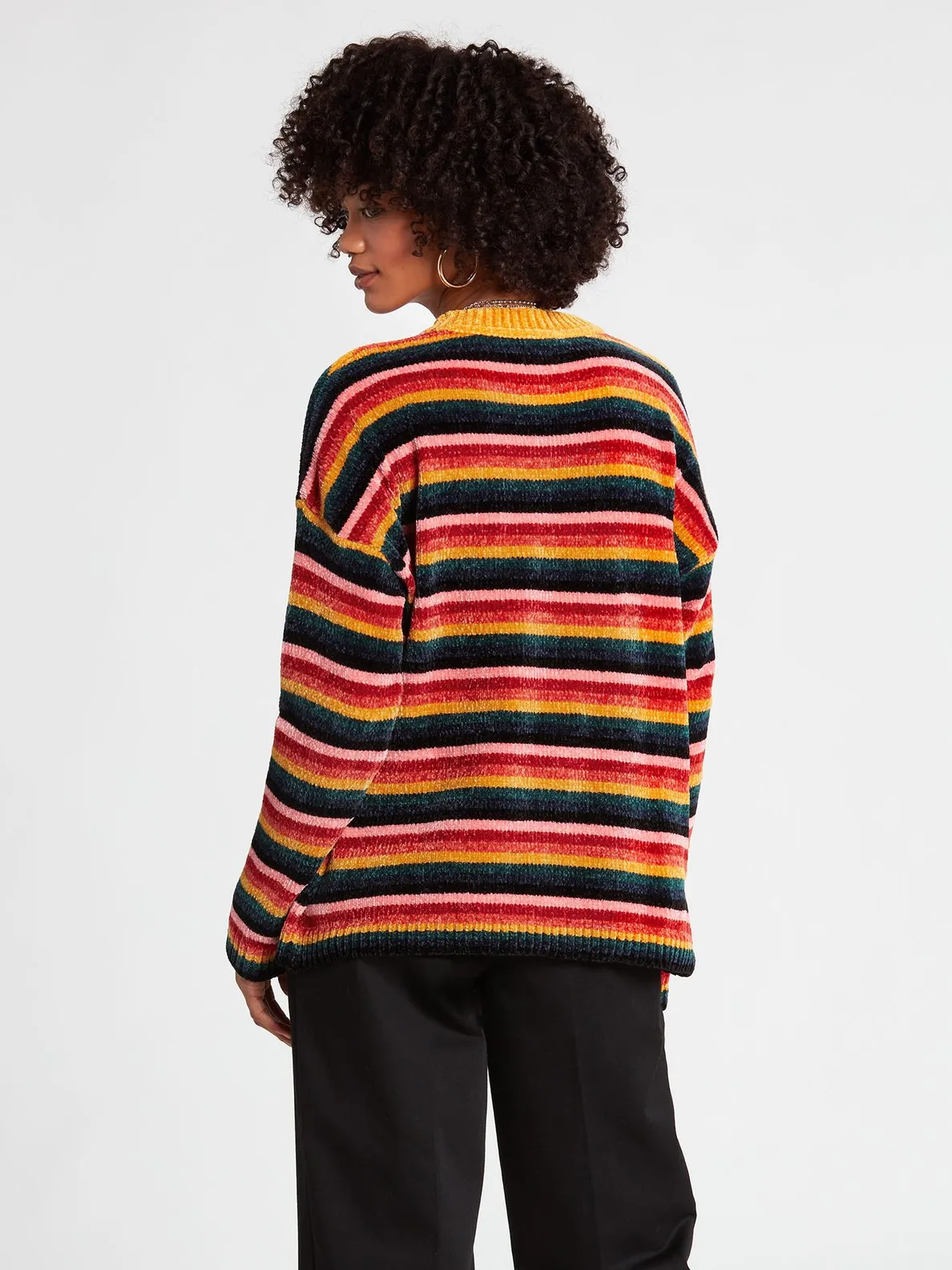 Jersey overside VOLCOM Mujer punto cuello redondo PRISM BREAK SWEATER Ref. B0742104 multicolor