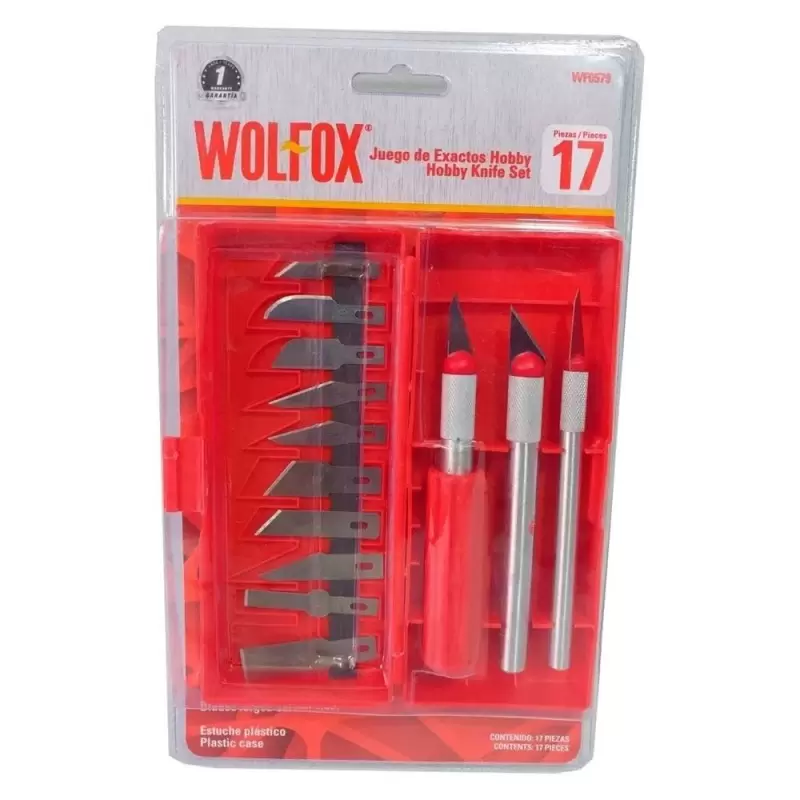 Juego Cutter Cuchilla Exacto Tipo Bisturí WF0579 Wolfox