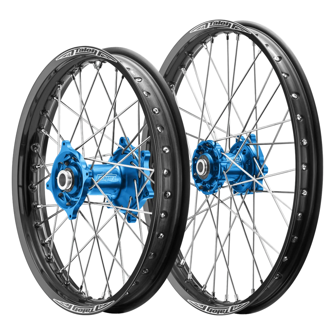 JUEGO DE RUEDAS COMPLETO TALON PRO BILLET AZULNEGRO