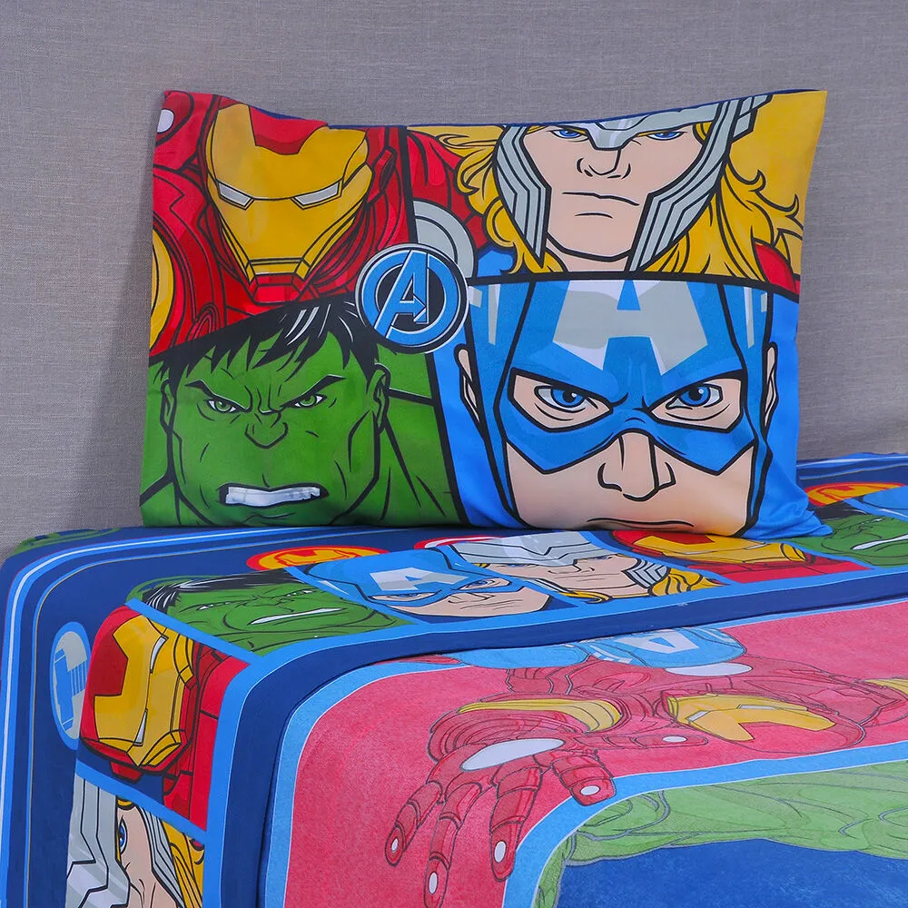 Juego de Sábanas Disney 1,5 Plazas Avengers All