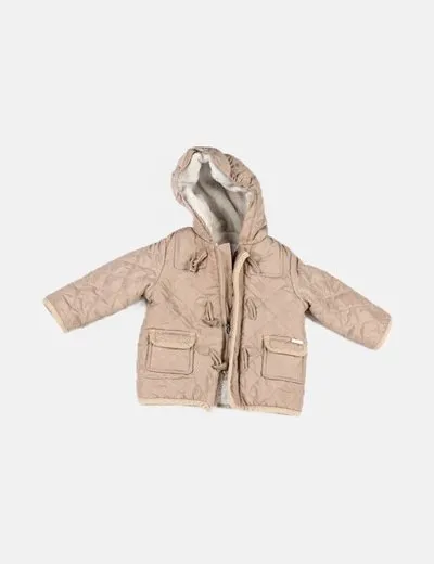 Karpi Abrigo beige acolchado