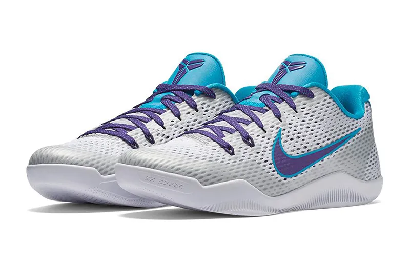 Kobe XI "Draft Day" (154/white/court purple/blue lagoon)