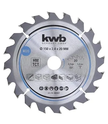 KWB Acc. Sierra circular HM D.150x20mm Z20