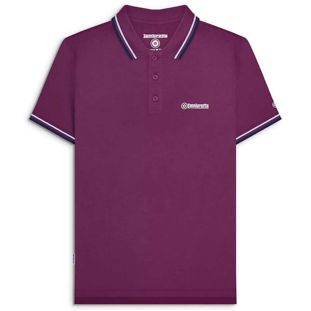 LAMBRETTA PUNTA DOBLE HOMBRE POLO SS1608UVA