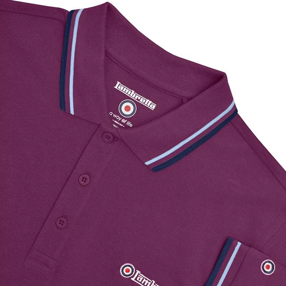 LAMBRETTA PUNTA DOBLE HOMBRE POLO SS1608UVA