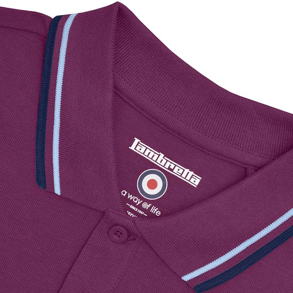 LAMBRETTA PUNTA DOBLE HOMBRE POLO SS1608UVA
