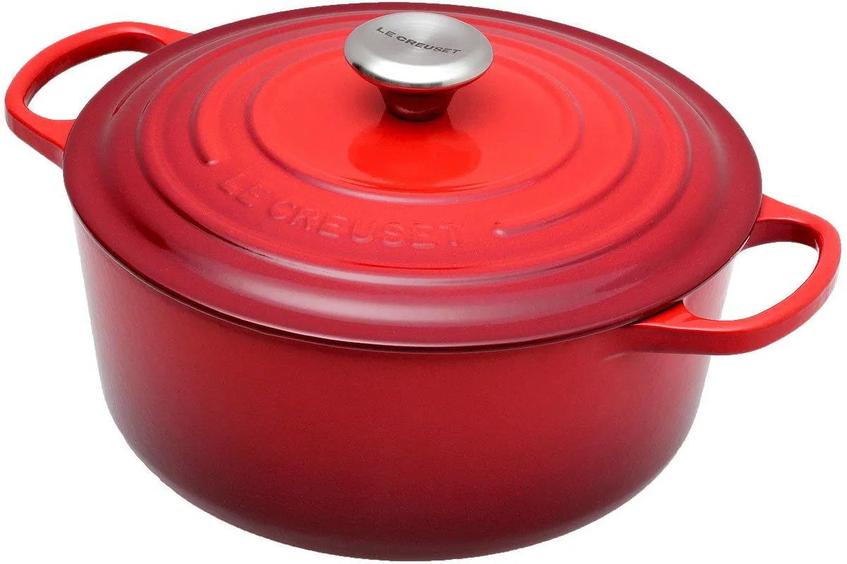 LE CREUSET CAZUELA  COCOTTE 26CM, 5,3L ROJO