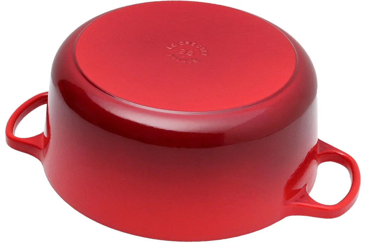 LE CREUSET CAZUELA  COCOTTE 26CM, 5,3L ROJO
