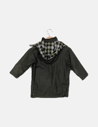 Lefties Abrigo verde casual