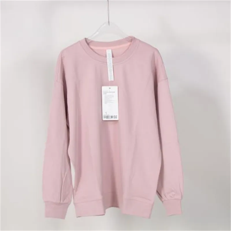 LL Traje de yoga para mujer Suéter Top Casual Suelto Gimnasio Perfectamente Camisas deportivas Blusa de entrenamiento Mujer Depo