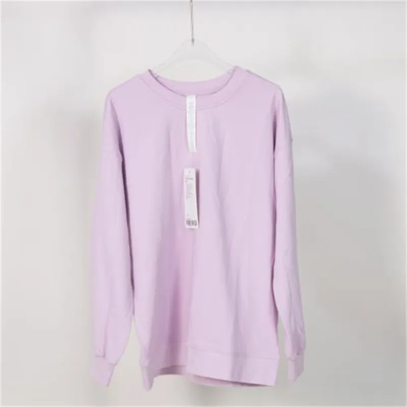 LL Traje de yoga para mujer Suéter Top Casual Suelto Gimnasio Perfectamente Camisas deportivas Blusa de entrenamiento Mujer Depo
