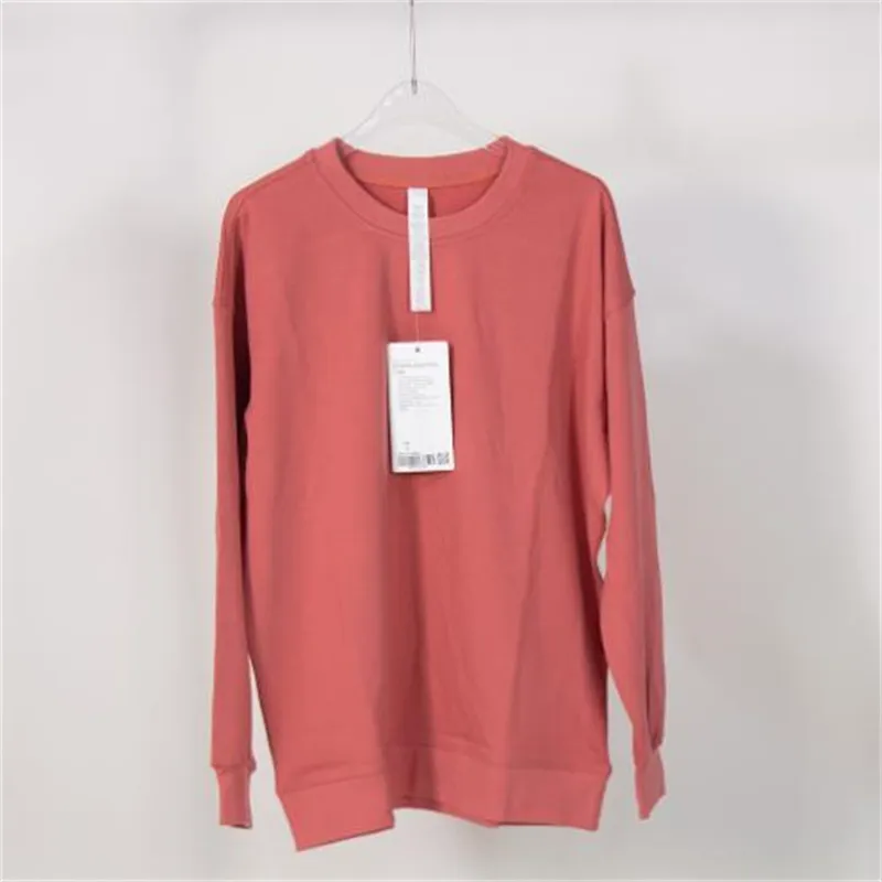 LL Traje de yoga para mujer Suéter Top Casual Suelto Gimnasio Perfectamente Camisas deportivas Blusa de entrenamiento Mujer Depo
