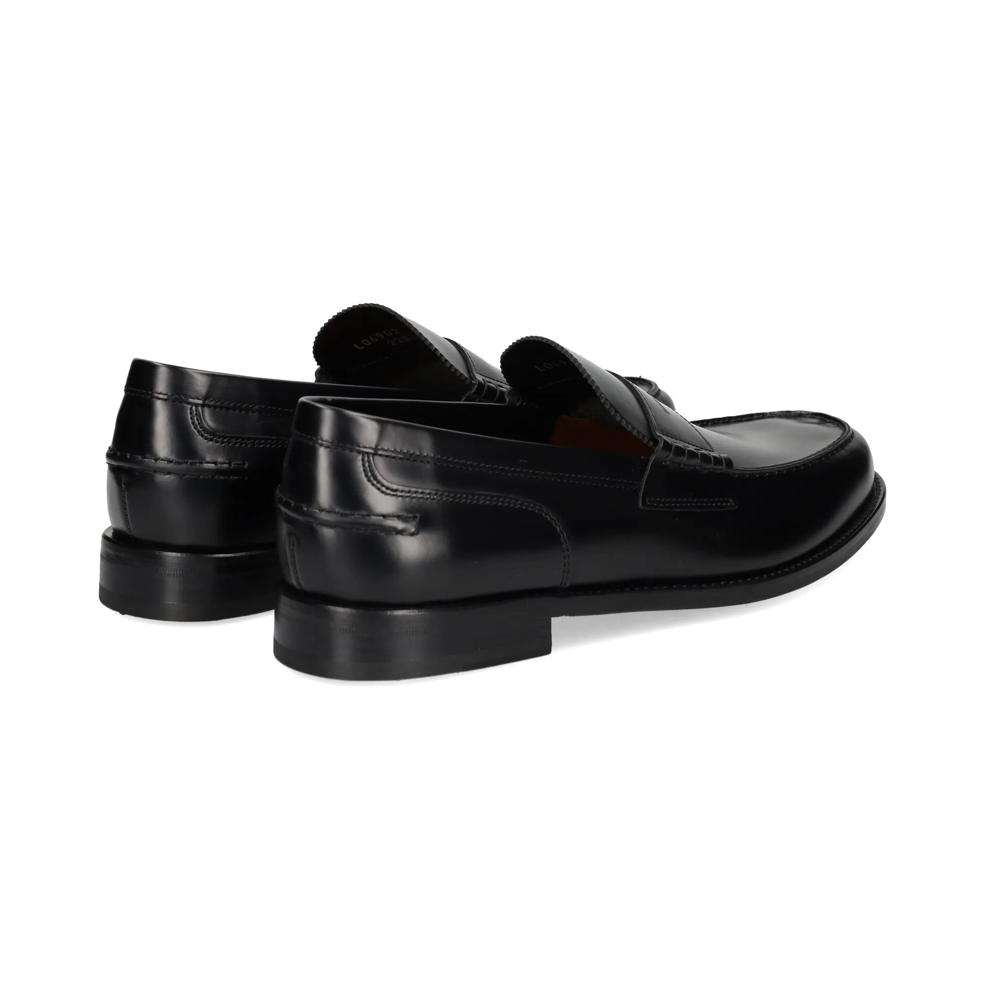 LOTTUSSE Mocasines de Hombre 001 NEGRO