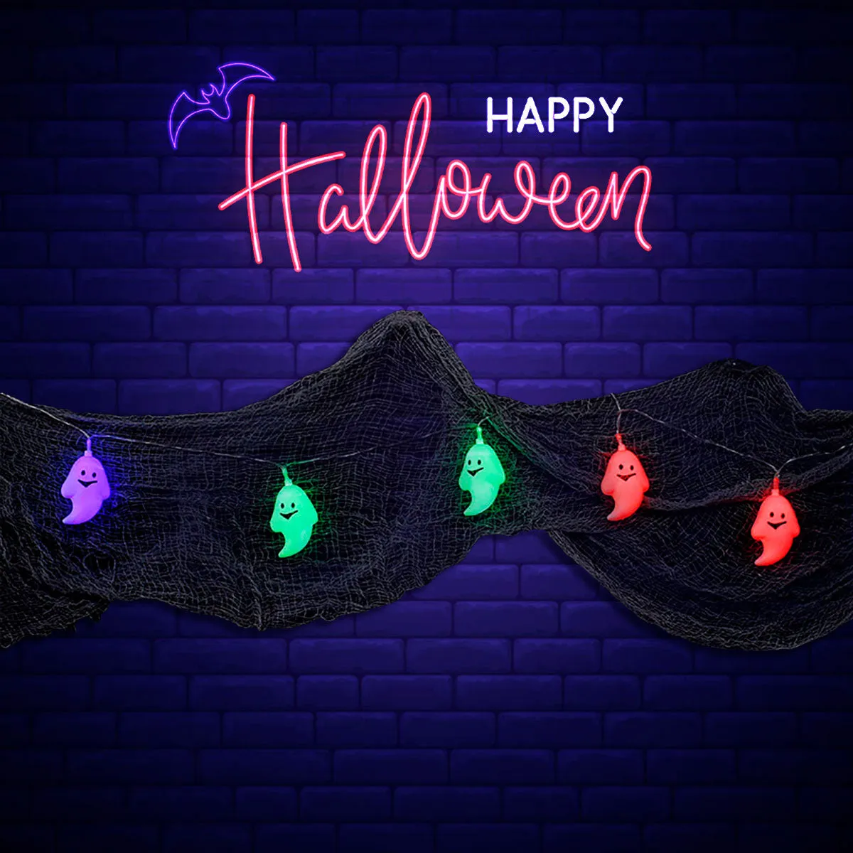 Luces Decorativas con Diseo de Fantasma