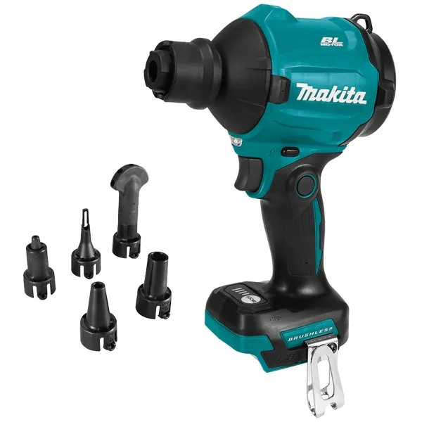 MAKITA  DAS180Z  SOPLADOR DE AIRE, SIN BATERíAS NI CARGADOR, LIION, 18 V,  AH, ACCESORIOS