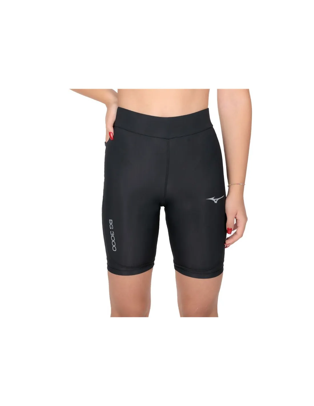 Mallas de Trail Mizuno BG3000 Mid Negro Mujer