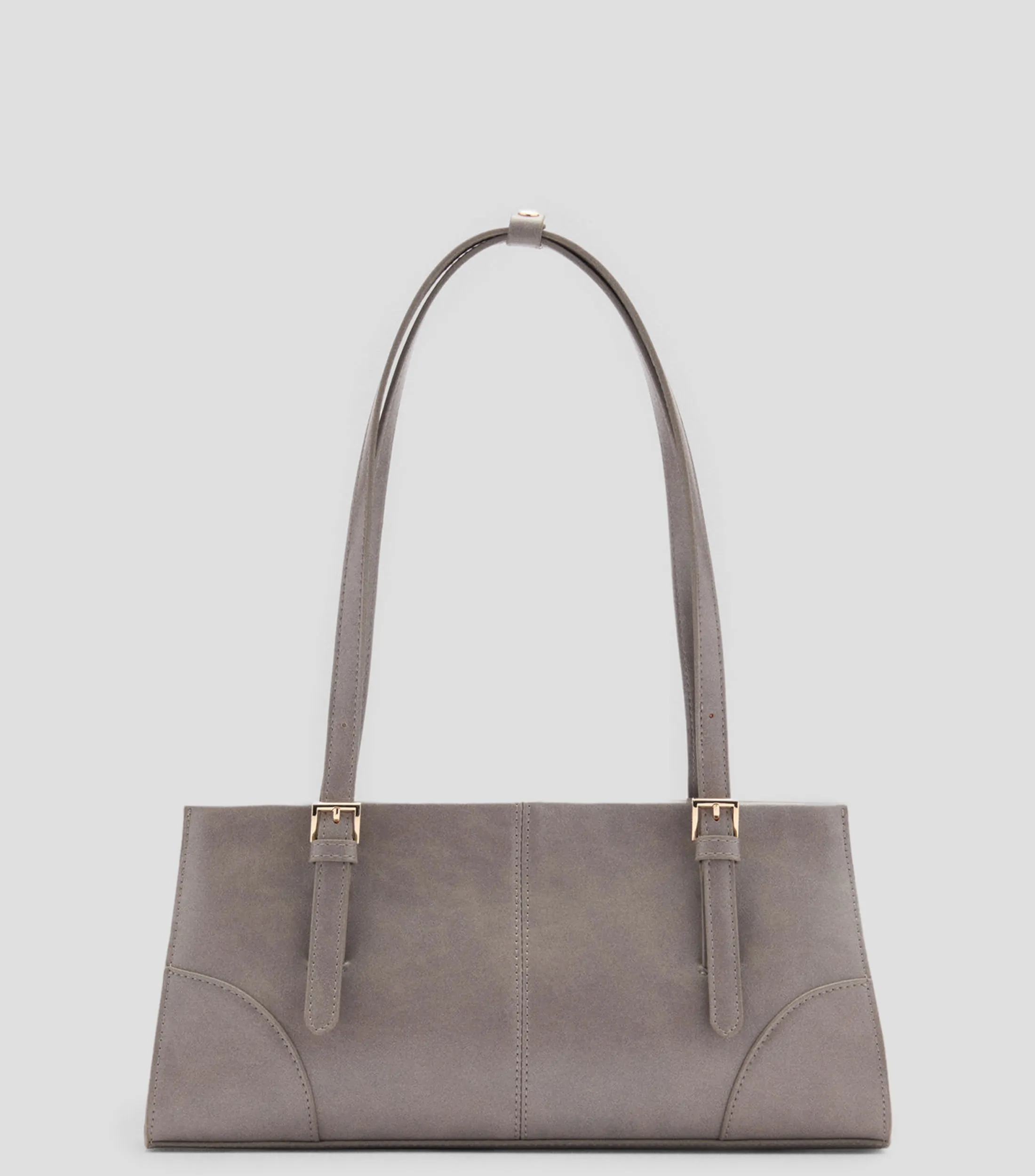 Mango Bolso Shoulder texturizado Mujer