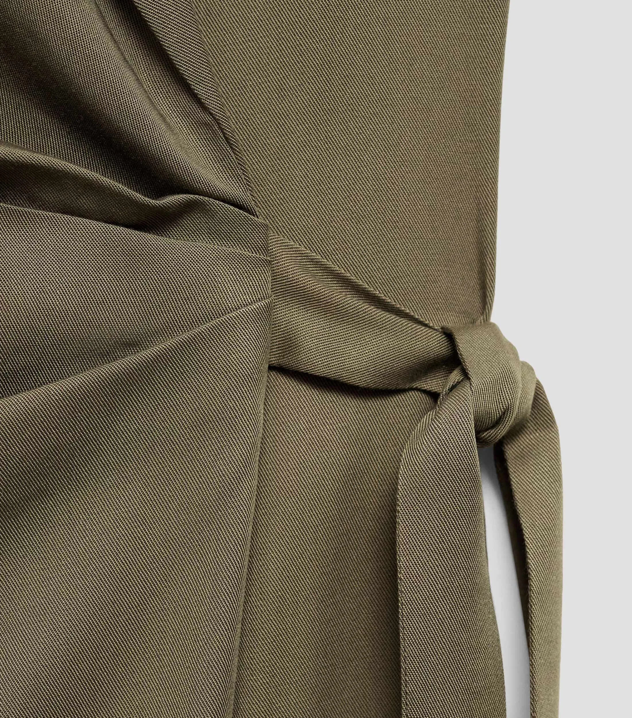 Mango Vestido largo liso Mujer