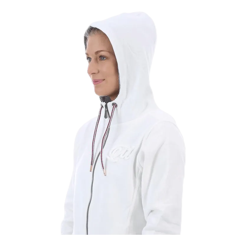 Marina Otterö Zip Hood White