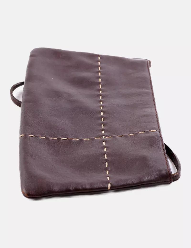 Massimo Dutti Bolso marrón combinado