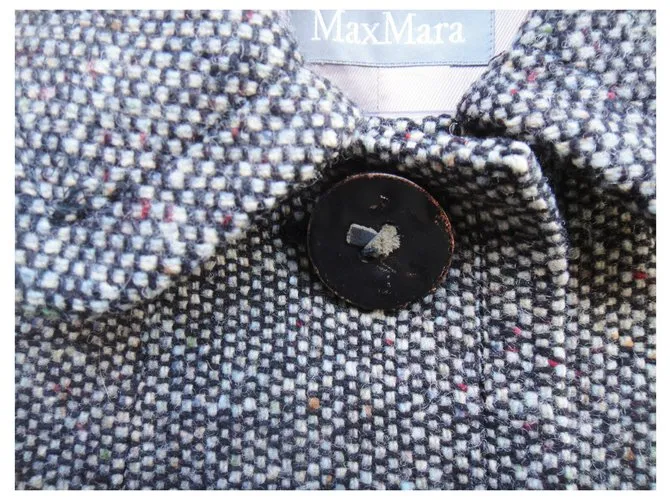Max Mara Abrigos, Ropa de calle Gris 