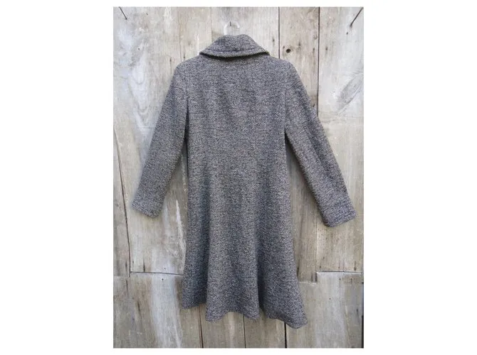 Max Mara Abrigos, Ropa de calle Gris 