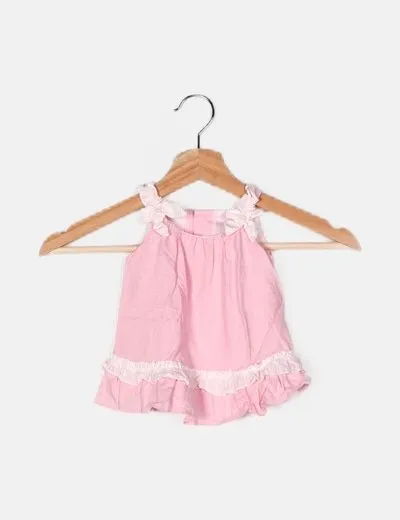 Miranda es cosa de niños Vestido rosa volantes
