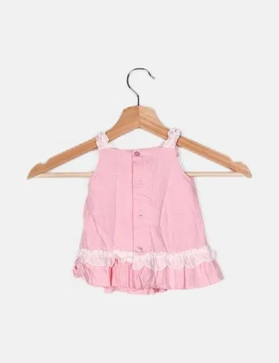 Miranda es cosa de niños Vestido rosa volantes
