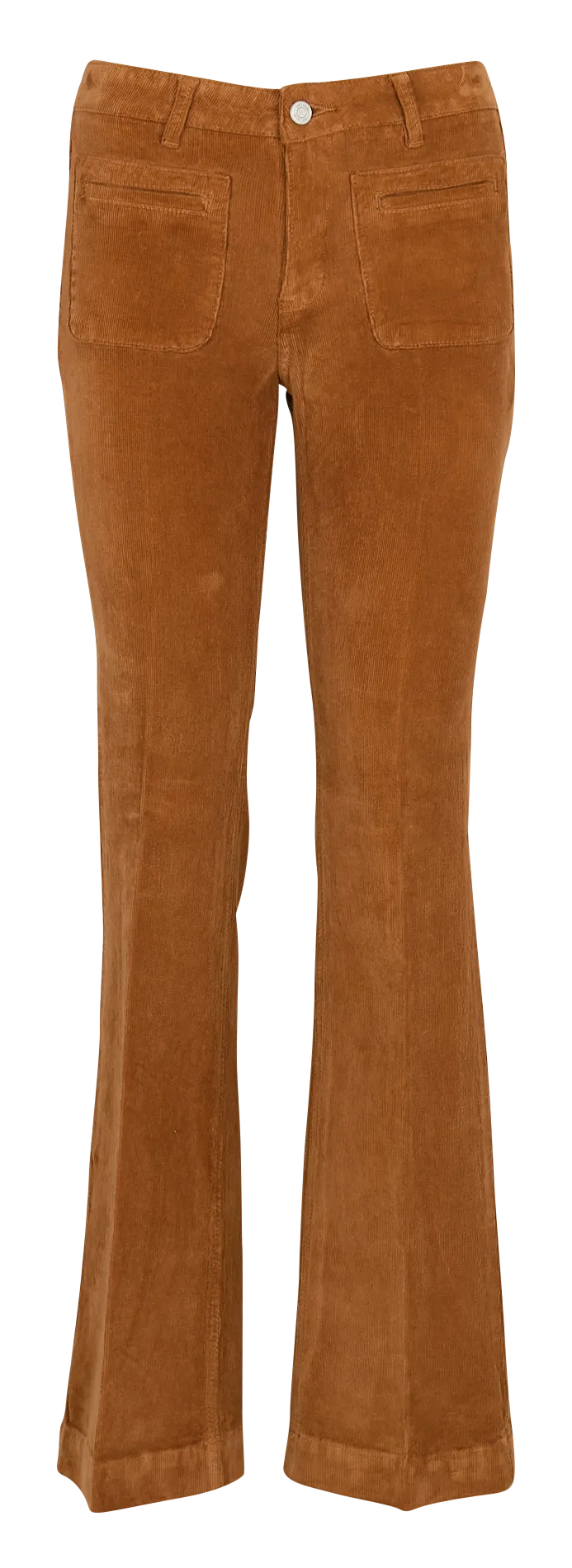 MKT THE DIANA  PANTALóN DE ALGODóN MEZCLADO RECTO EN MARRON